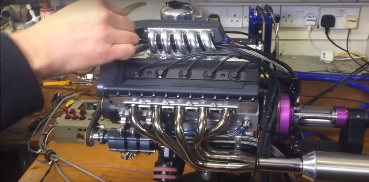 Hand Made cc miniature V engine