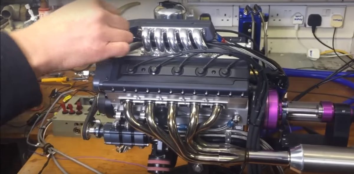 Hand Made cc miniature V engine