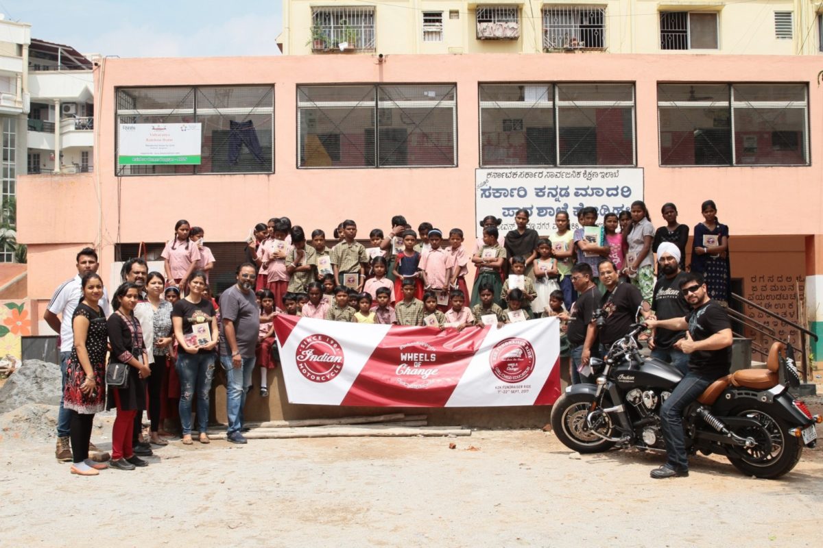 Indian Motorcycle Flags Off Kashmir To Kanyakumari KK Fundraiser Ride