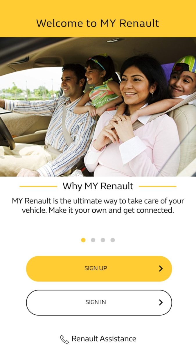 MY Renault App Screen Shots Android