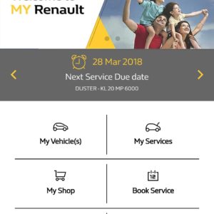 MY Renault App Screen Shots Android