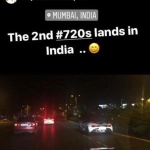 McLaren S Lands In Mumbai