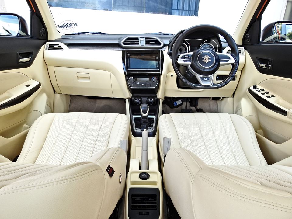 Modified 2017 Maruti Suzuki Dzire With A Panoramic Sunroof