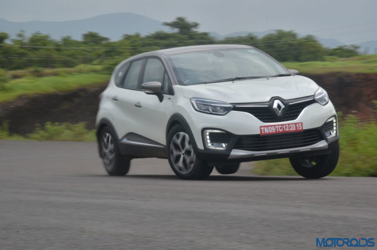 New Renault Captur cornering shots