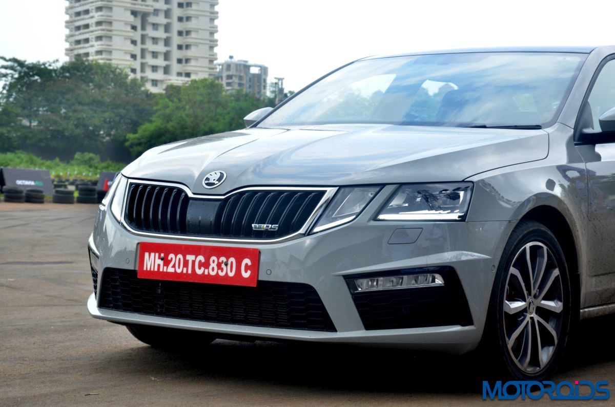 SkodaOctaviaRSIndiaFrontBumper