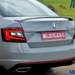 Skoda Octavia RS  India tail lamps