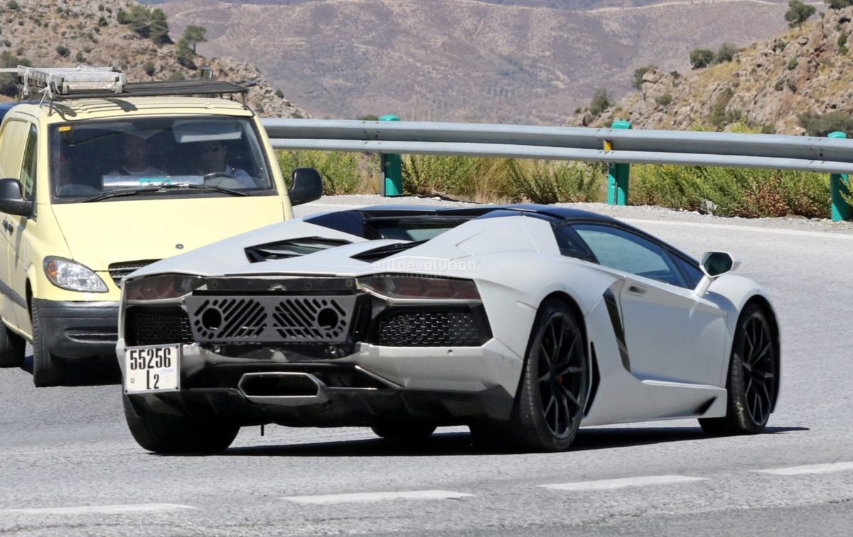 spy pics new lamborghini aventador variant incoming could be the performante