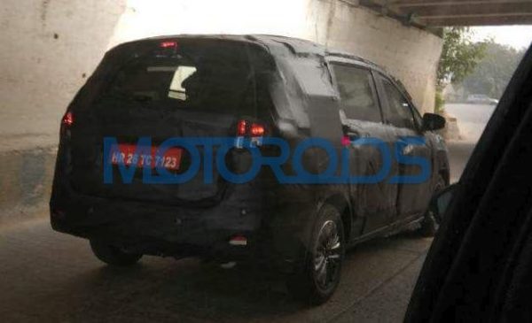 Maruti Suzuki Ertiga spotted testing