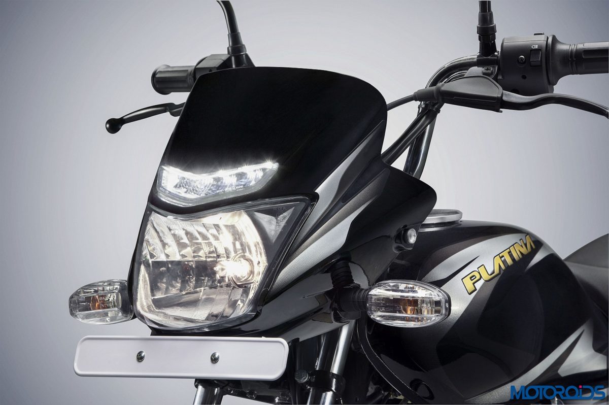 Bajaj Platina ComforTec with LED DRLs