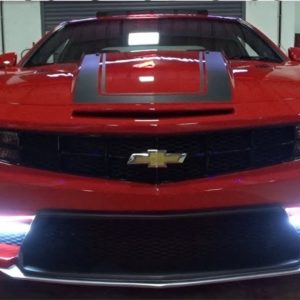 Chevrolet Cruze modified to Camaro