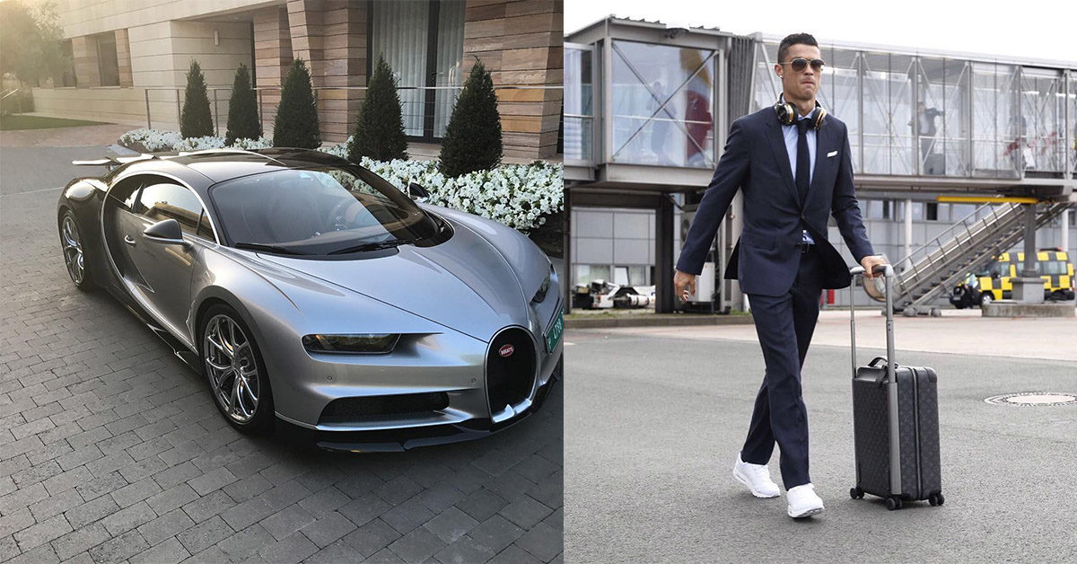 Cristiano Ronaldo Bugatti Chiron Feature Image