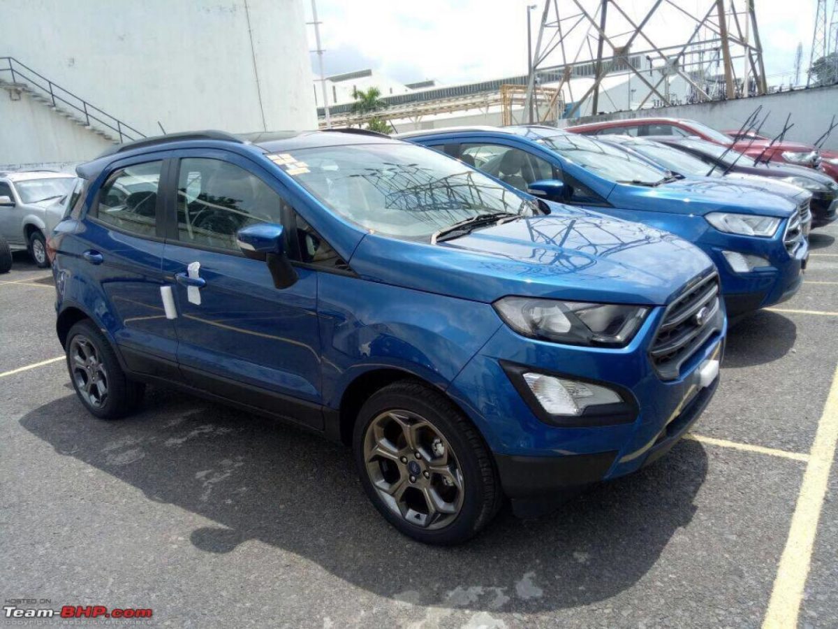 Ford EcoSport facelift spied undisguised