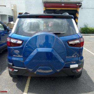 Ford EcoSport facelift spied undisguised