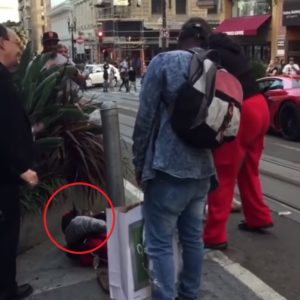 Guy Jumps On Lamborghini Aventador SV