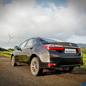 New  Toyota Corolla Altis Facelift India Review rear  quarters