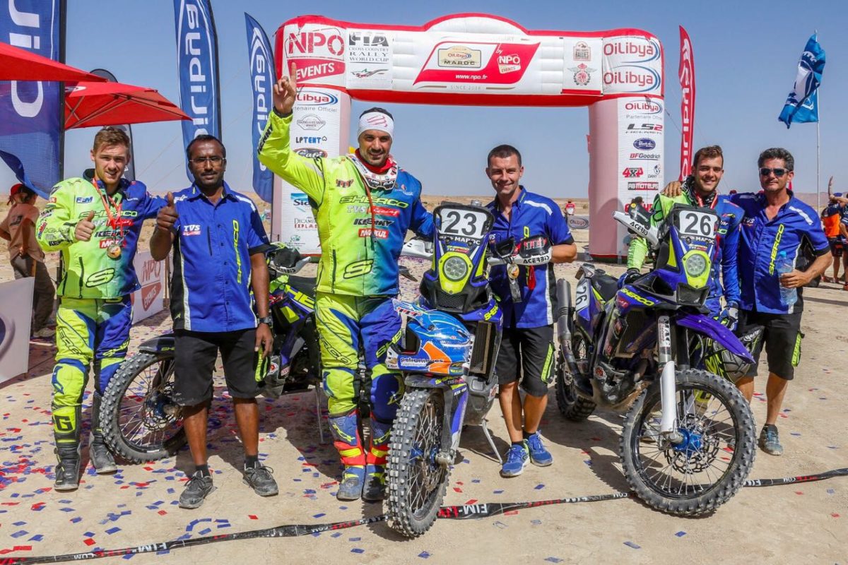 Sherco TVS Factory Rally Team Secures Four Positions In Top