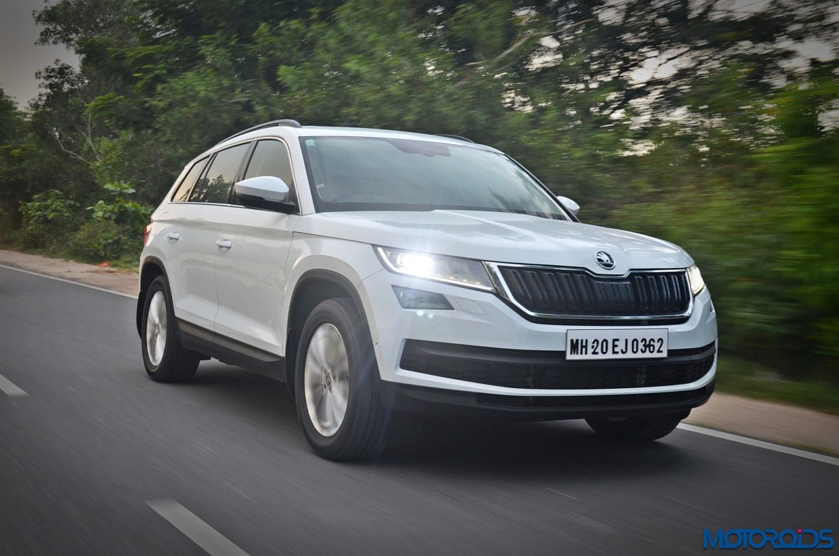 Skoda Kodiaq Front India