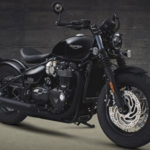 Triumph Bonneville Bobber Black Studio Shots