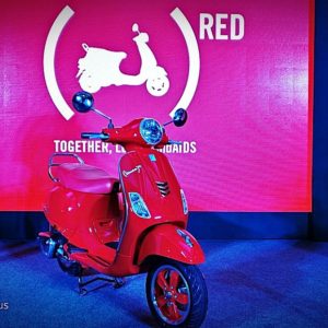 Vespa Red Launch India