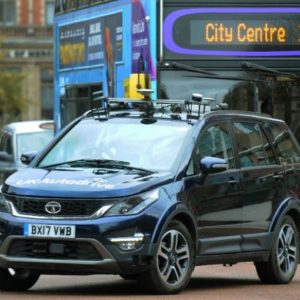 Autonomous Tata Hexa testing in UK