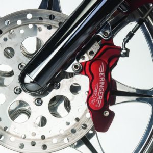 Beringer Brakes on a Avantura Chopper motorcycle