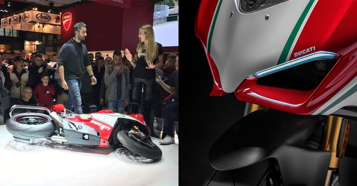Ducati Panigale V4 Speciale Goes Down On EICMA 2017 Stage ... Ducati Panigale V4 S