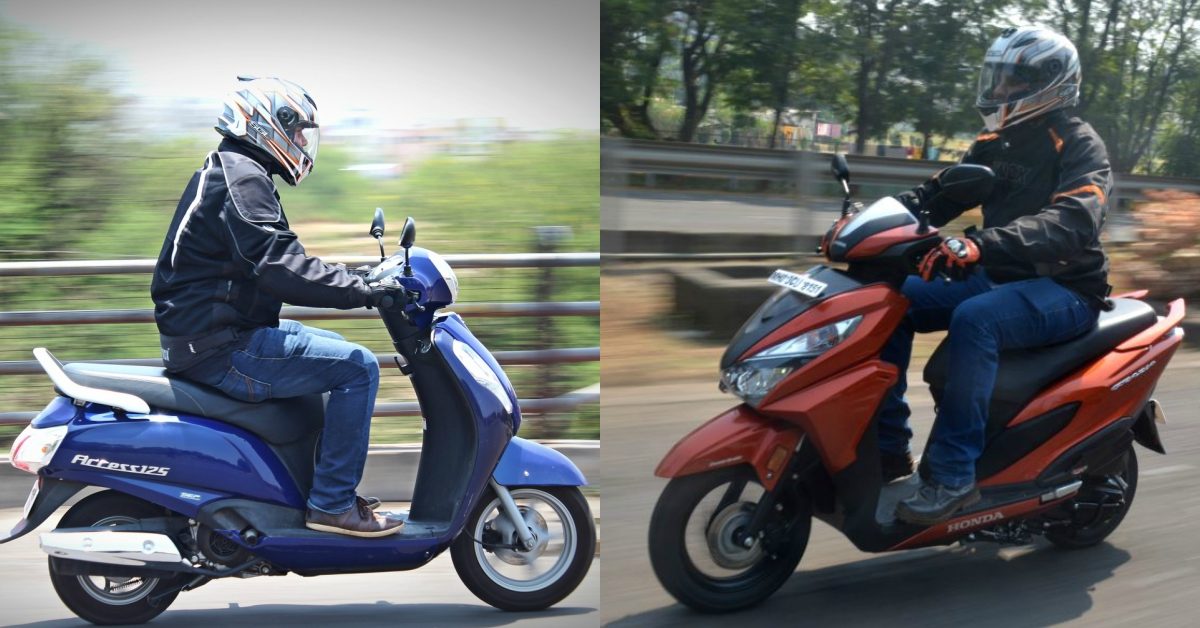 Honda Grazia vs Suzuki Access  Feature Image