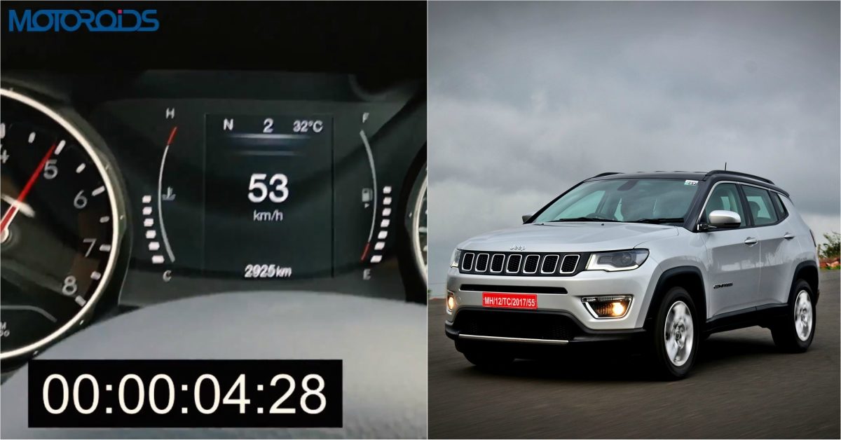 Jeep Compass   kmph Acceleration Video Feature Image