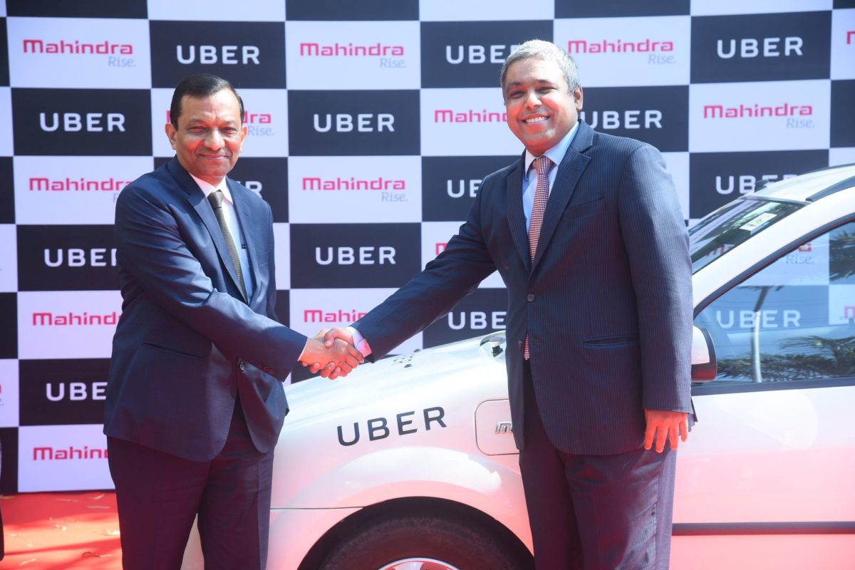 Mahindra And Uber India Join Hands to Deploy Electric Vehicles