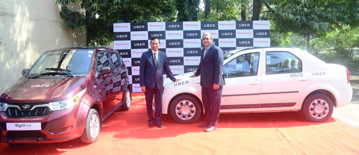 Mahindra And Uber India Join Hands to Deploy Electric Vehicles