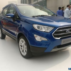 New Ford Ecosport facelift India launch live