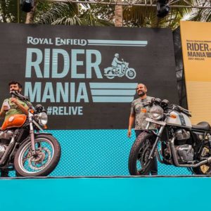 New Royal Enfield  Twins Showcased At  Rider Mania