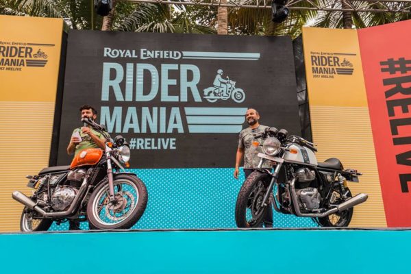 New Royal Enfield  Twins Showcased At  Rider Mania