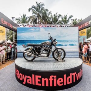 New Royal Enfield  Twins Showcased At  Rider Mania