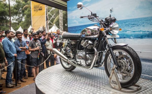 New Royal Enfield  Twins Showcased At  Rider Mania