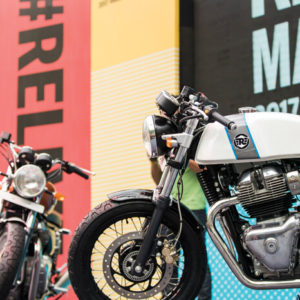 New Royal Enfield  Twins Showcased At  Rider Mania