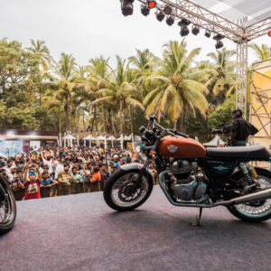 New Royal Enfield  Twins Showcased At  Rider Mania