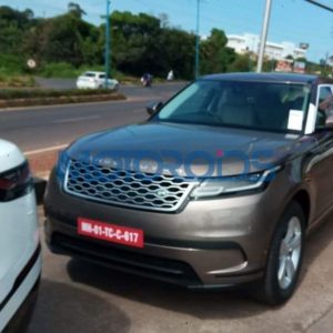 Range Rover Velar spied in India
