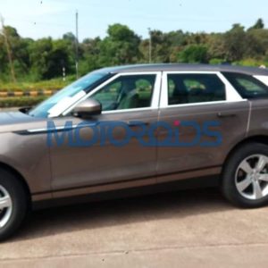 Range Rover Velar spied in India