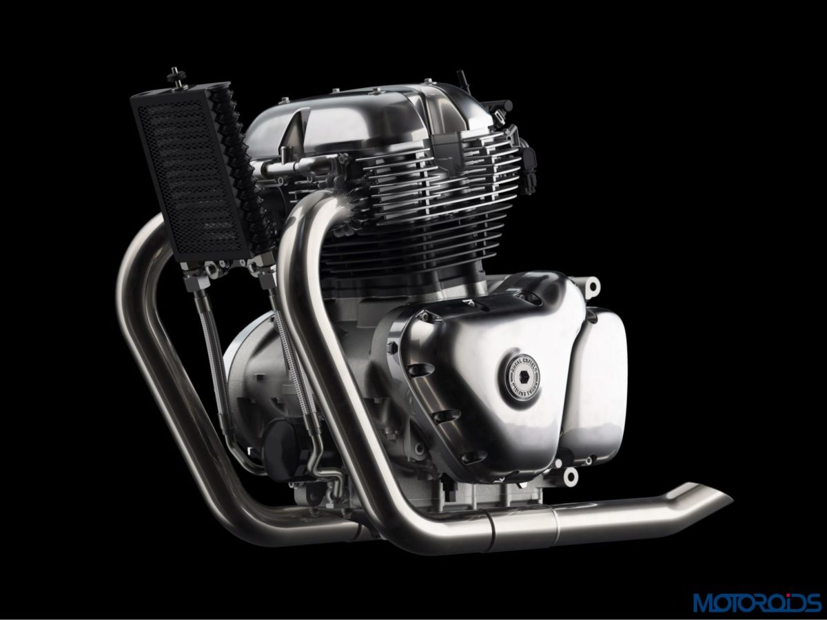 Royal Enfield cc Twin Engine LHS view