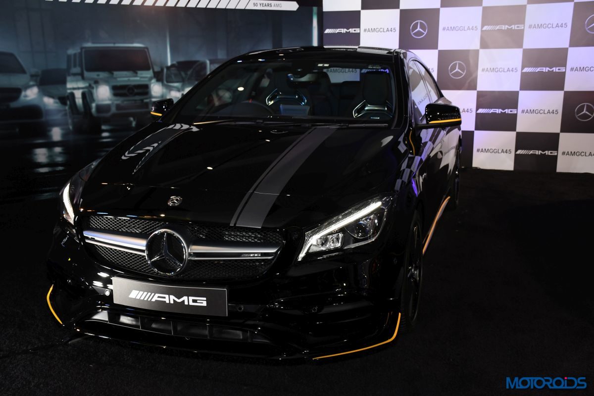 The newly launched Mercedes AMG CLA  MATIC Aero Edition
