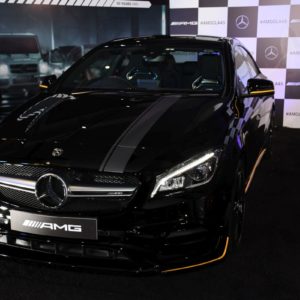 The newly launched Mercedes AMG CLA  MATIC Aero Edition