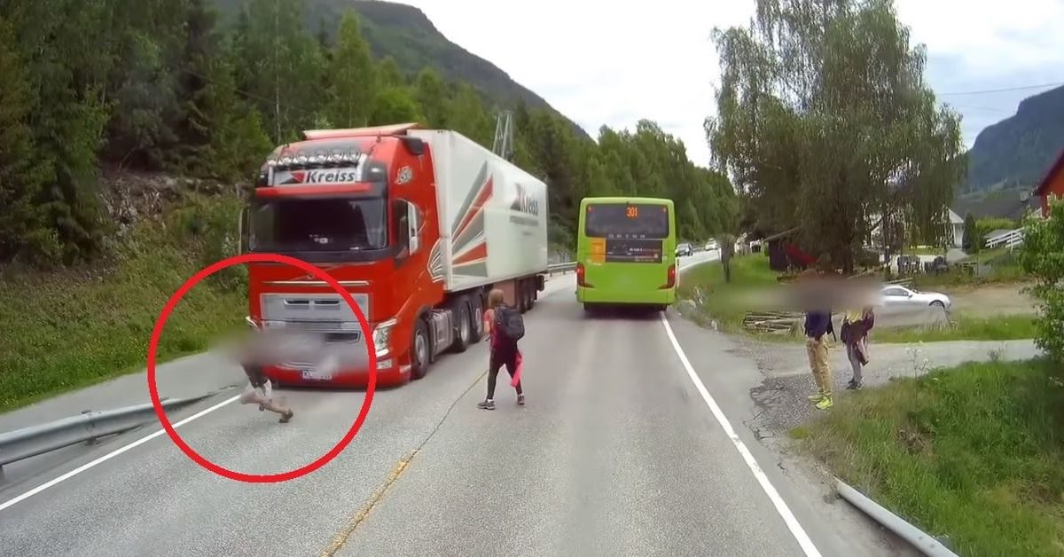Volvo Truck Saves A Kid Facebook