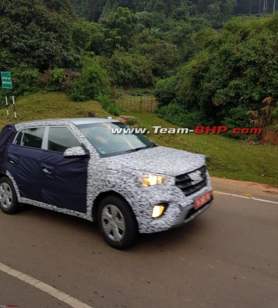 Hyundai Creta Camouflaged