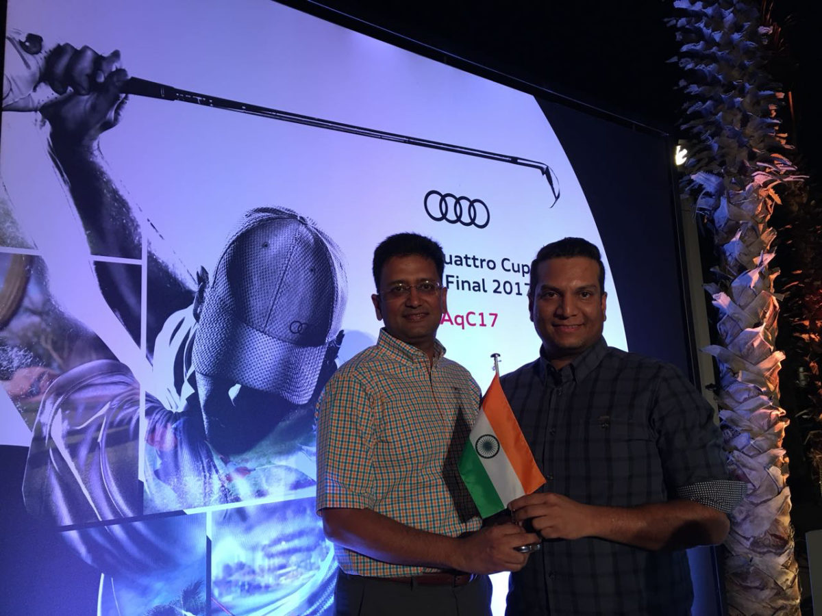 Audi India team bags second place in the world finals of the Audi quattro cup