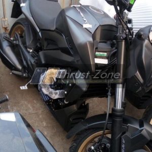 Check Out The Matte Black Bajaj Dominar  With Powder Coated Gold Wheels