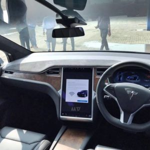 Indias First Tesla Model X Lands In Mumbai