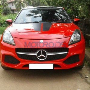 Maruti Baleno Which Dressed As A Mercedes A Class Ends Up In Police Impound