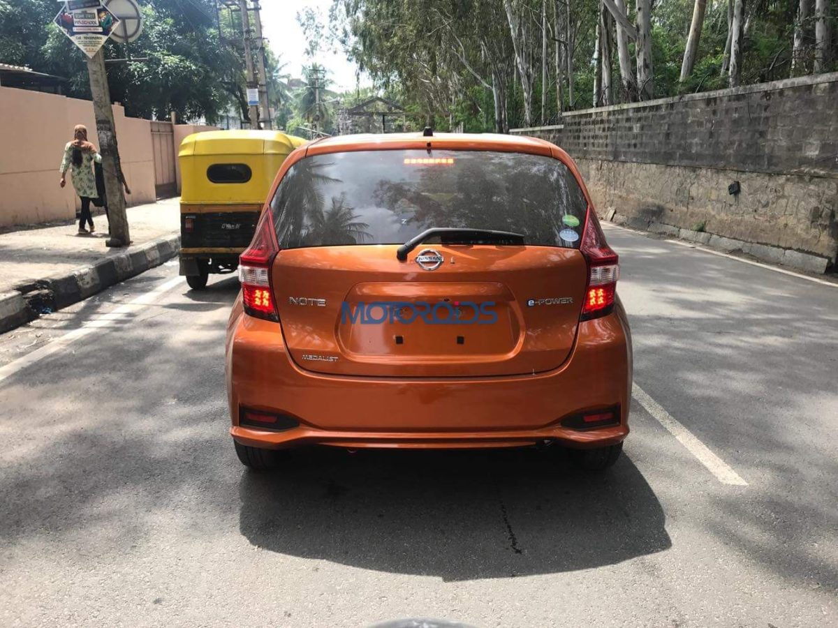 Nissan Note e Power Spotted In India