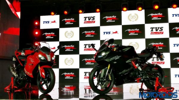 TVS Apache RR India Launch